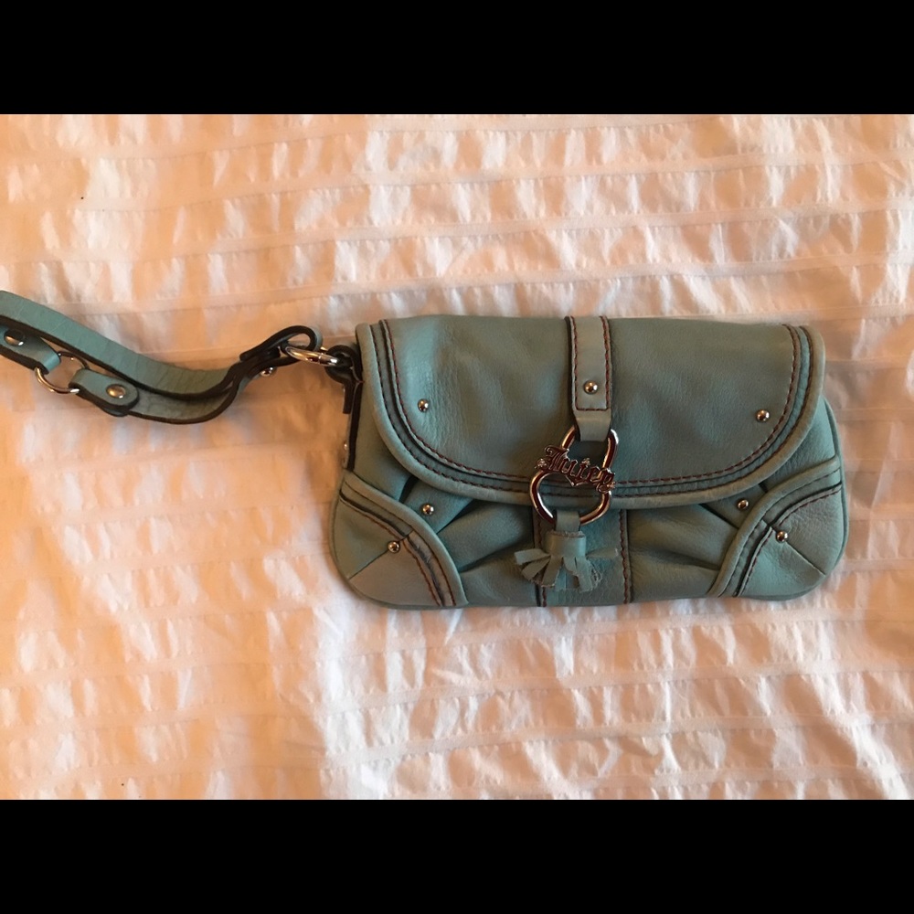 Juicy Couture Blue Wristlet